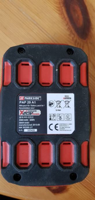 PARKSIDE 20v -2 i 4Ah baterija novo