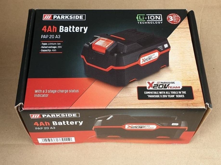 Baterija Parkside 4V 20A