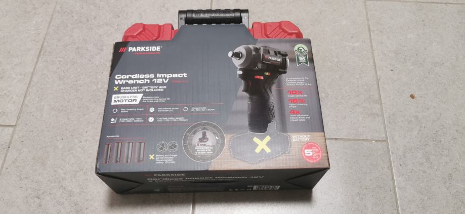 Steckschlüssel-Set 4-teilig Für Parkside Akku-Schlagschrauber PHSSA 12-Li A1