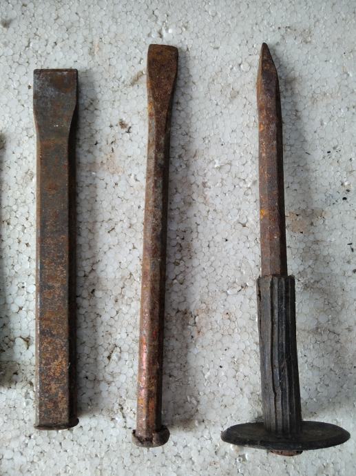 Štemajzl/sjekač/dlijeto za štemanje betona 6 kom⚡️⚡️