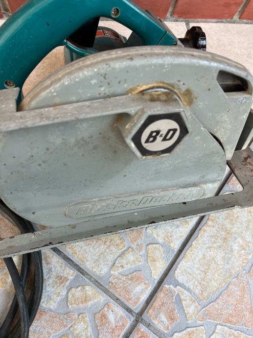 Black and Decker cirkular Made in England