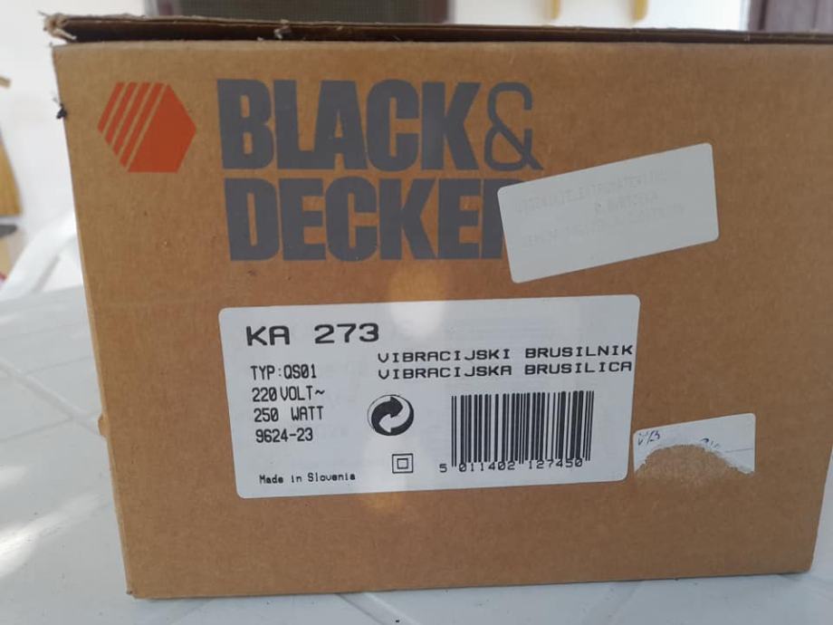 Vibracijska brusilica Black&Decker KA 273