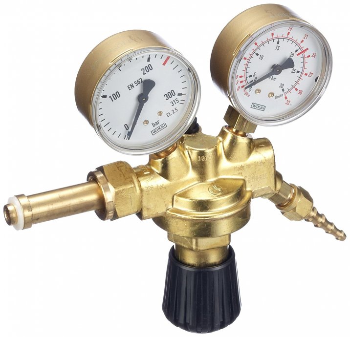 Regulator pritiska za plinske boce od 2.7 l (2 manometra) AKCIJA
