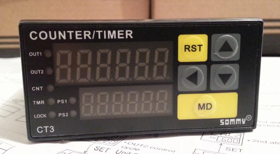 Brojač 2 ulaza–Vremenski relej ( timer ), CT3-MC62-36*72, Brojač skup
