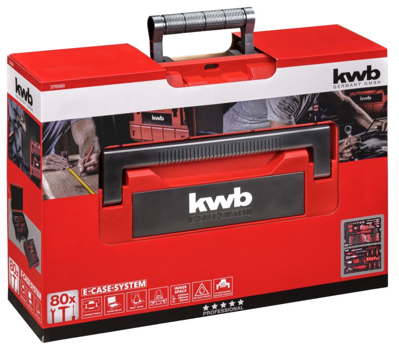 KWB set alata u E-Case kovčegu  80-dijelni - Professional *****