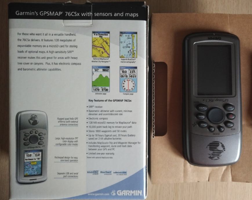GARMIN GPSMap 76CSx