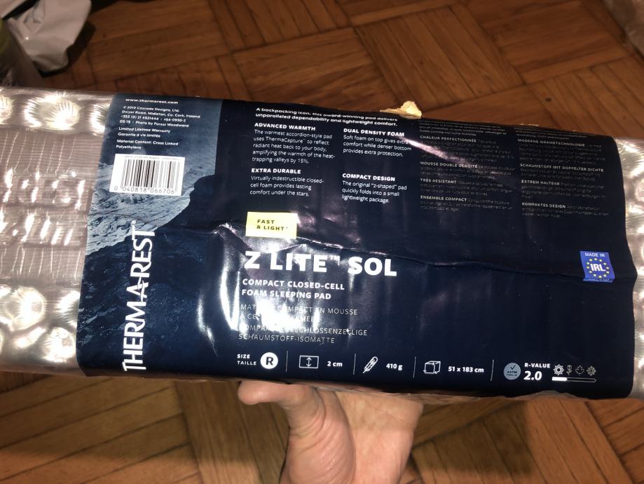 THERMAREST ZLite Sol podloga za planinarenje