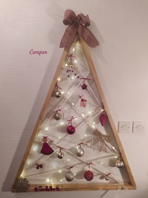 Elegantna božićna drvca - ručni rad