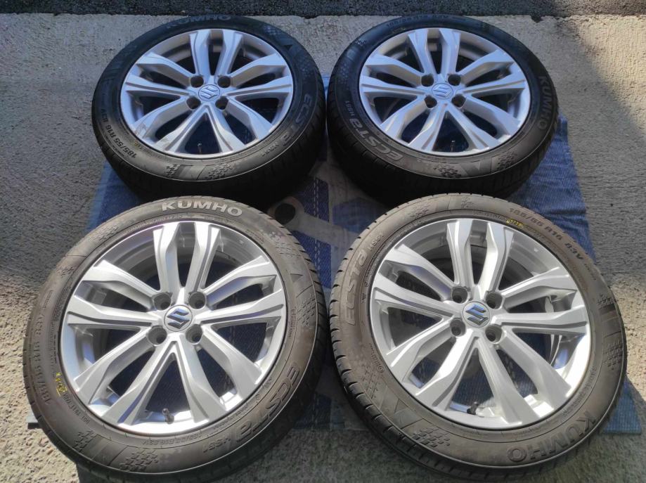 Alu felge 16 4x100 ET45 OEM SUZUKI SWIFT ( 2004 - 2024 )+gume kom.4.