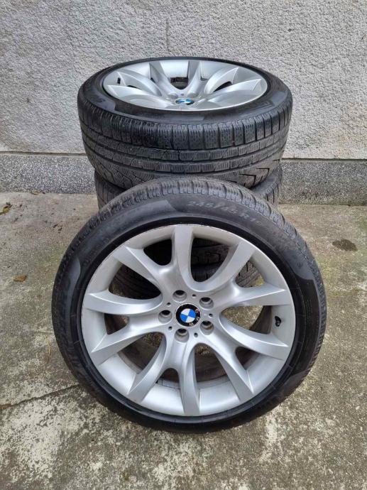 Original X5 BMW Alu felge 19" 5x120 sa zimskim Pirelli RunFlat gumama