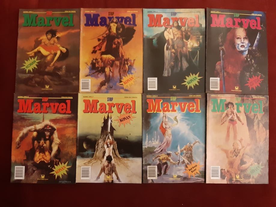 Komplet Marvel veliki od 1 do 9