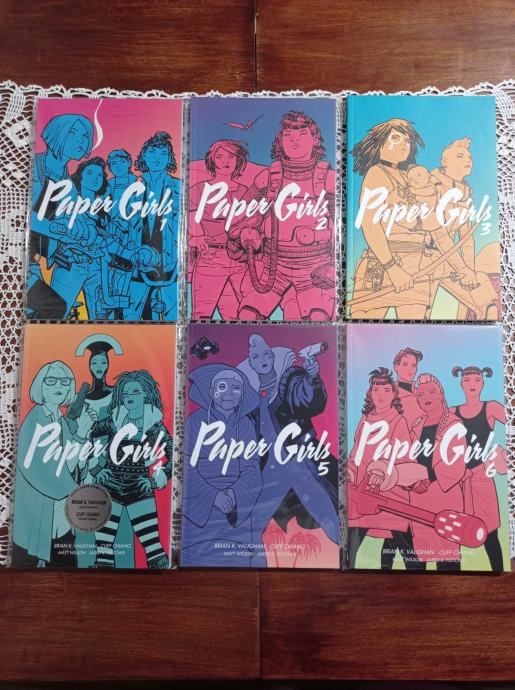 Paper Girls Volume 1-6 BKV Image Comics  komplet