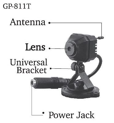bežična kamera super mala + prijemnik za video nadzor ili modelarstvo