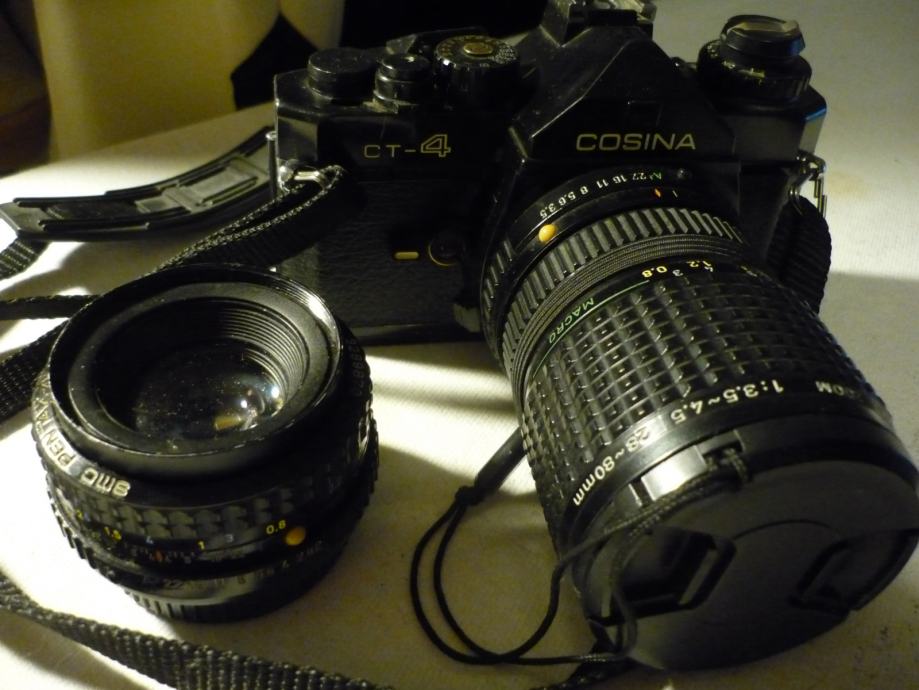 Analogni fotoaparat Cosina CT-4 + objektivi
