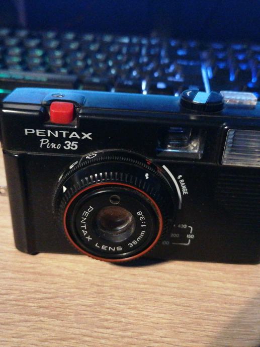 Appareil Photo Argentique Pentax Pino 35 M - Compact Noir Avec Flash, Occasion