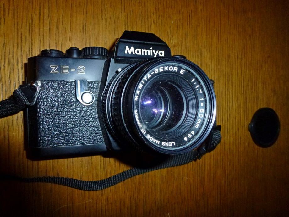 Mamiya ZE-2 Quartz - Appareil Photo Reflex 35mm - Objectif Osawa Macro - Vintage