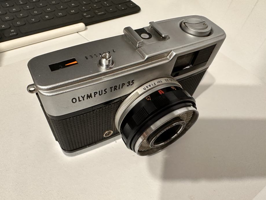 Antiga Camera Olympus Trip 35 Completa Flash, Tampa E Case | MercadoLivre - Foto 11