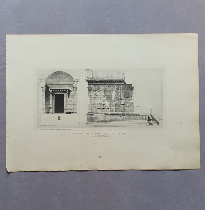 DER PALAST DIOKLETIANS IN SPALATO NIEMANN 1910.