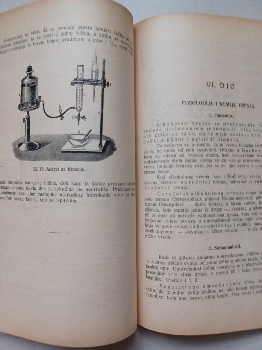Dr Adolf Cluss Proizvodnja žeste (špirita) RIJETKO