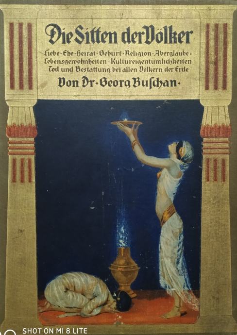 Buschan Die sitten der volker. 1906.god.