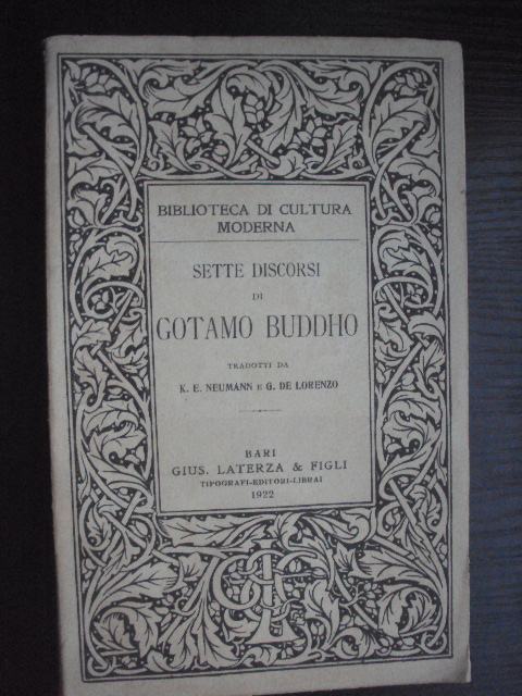 Gotamo Buddho - Sette Discorsi 1922