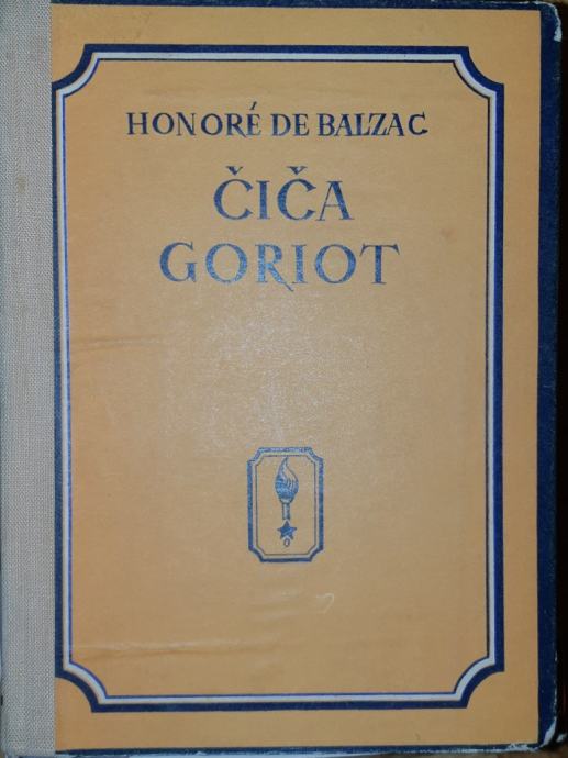 Honoré de Balzac: Čiča Goriot
