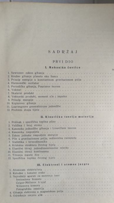 Ivan Supek Teorijska fizika i struktura materije