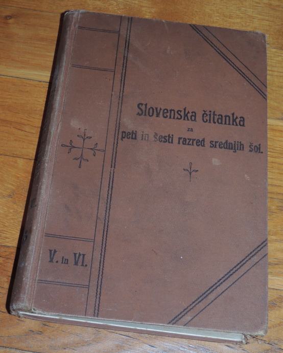 Jakob Sket Slovenska čitanka Celovec 1903