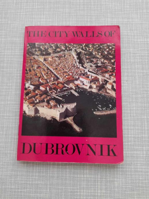 knjiga pro.1988 dubrovnik the city walls of dubrovnik
