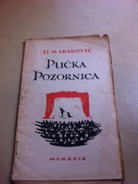 Lj.Maraković, Pučka pozornica, 1929.