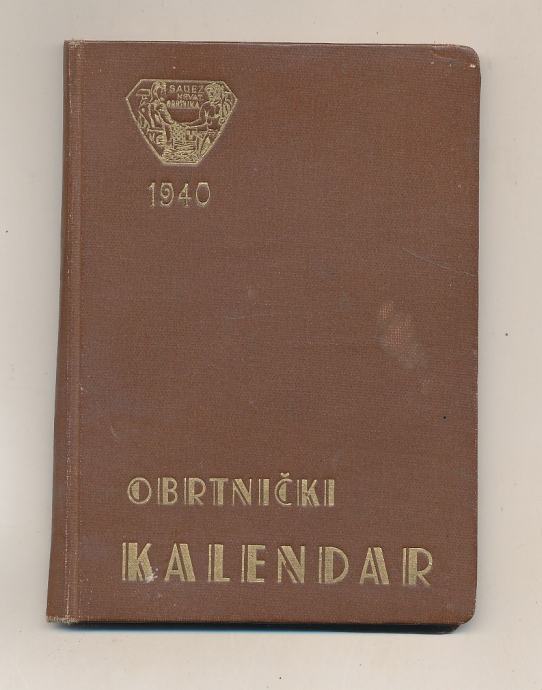Obrtnički kalendar 1940