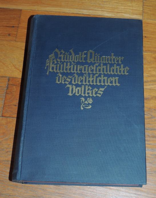 Quanter, Rudolf Kulturgeschichte des deutschen Volkes