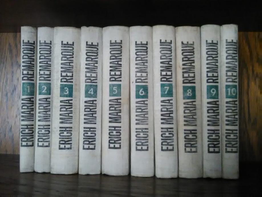Sabrana djela Erich Maria Remarque, 10 romana, 1965.g.