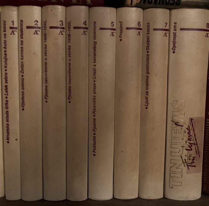 Tin Ujević Kolekcionarska Zbirka Knjiga