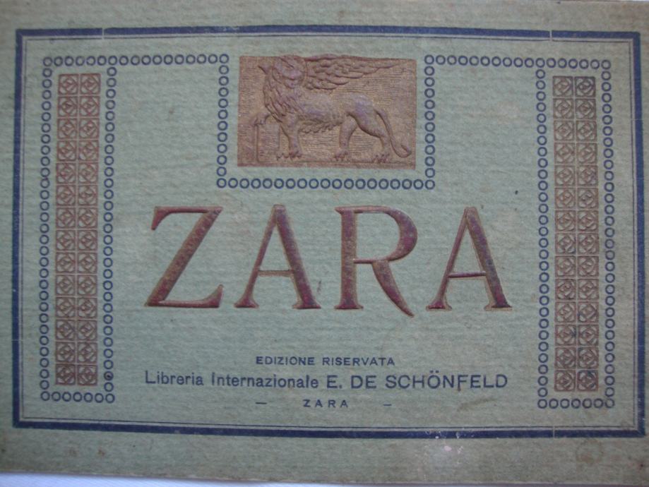 ZARA - E.DE SCHONFELD 1890. POSTCARD COVER - Stare korice - Zadar