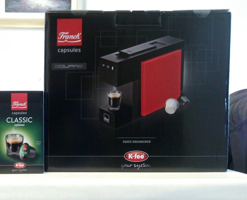 Franck (Kfee) espresso capsule aparat Square crveni