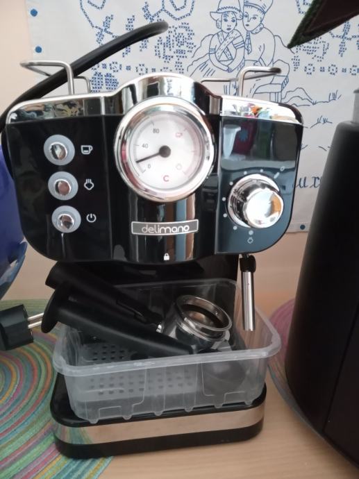 Delimano aparat za kavu Espresso Deluxe Noir