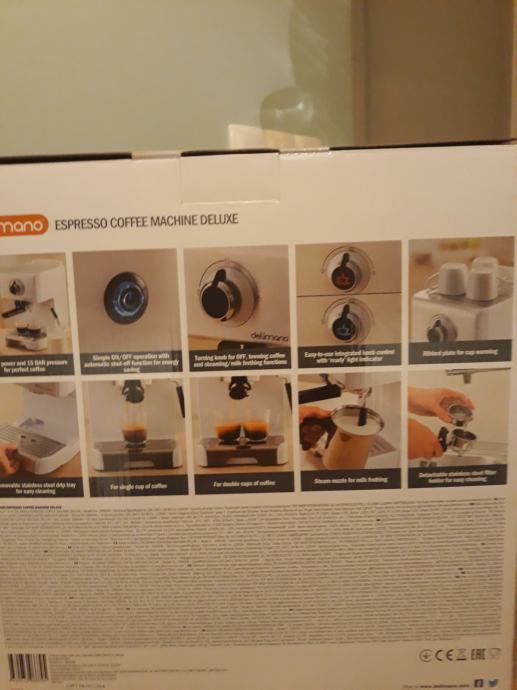 APARAT ZA KAVU ESPRESSO COFFEE MACHINE DELUXE, DELIMANO