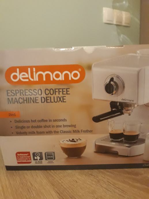 APARAT ZA KAVU ESPRESSO COFFEE MACHINE DELUXE, DELIMANO