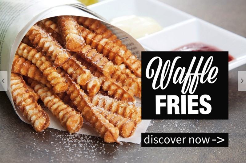 Waffle Fries koncept - vafli u obliku krumpirića