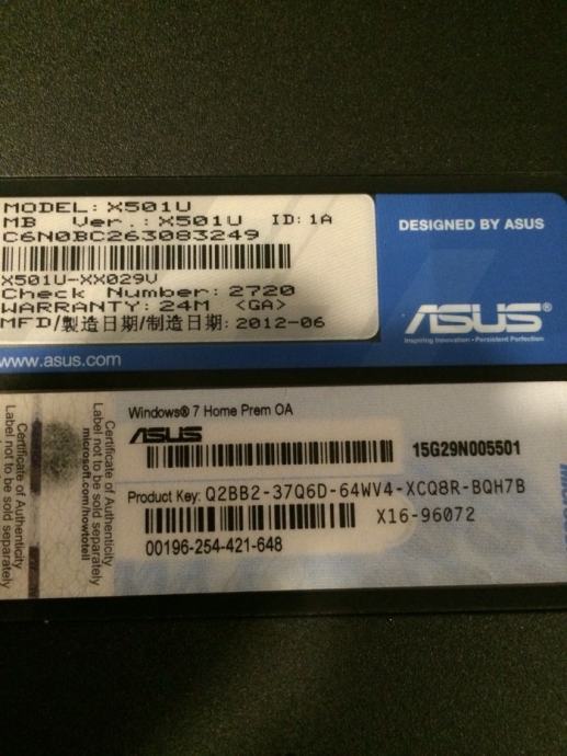 Ordinateur Portable Asus X501U - Bon état - Occasion