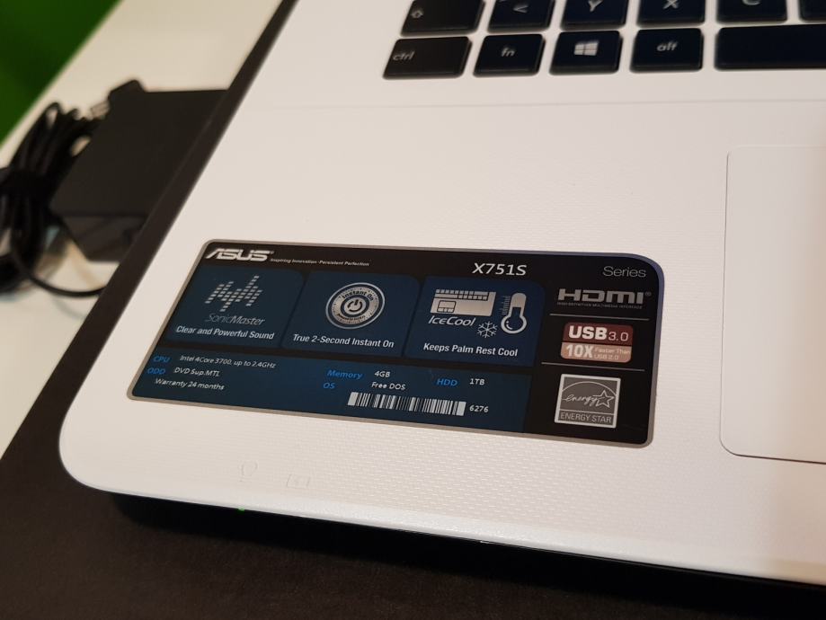 Pc portable Asus X751L 17 - 12Go RAM - SSD - Batterie NEUVE - Ordinateurs