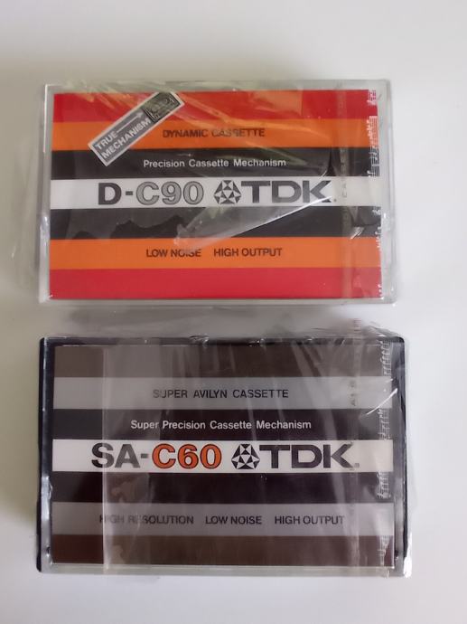 TDK D-90 i SA-C60 kazete