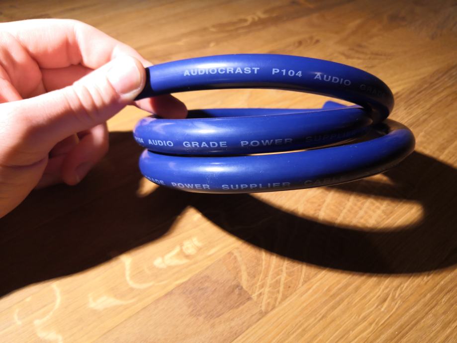 Audiocrast P104 audio grade power supplier cable