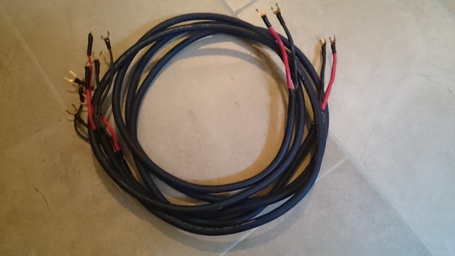 Audioquest Indigo bi-wire zvučnički kabel 2 x 2,5 m