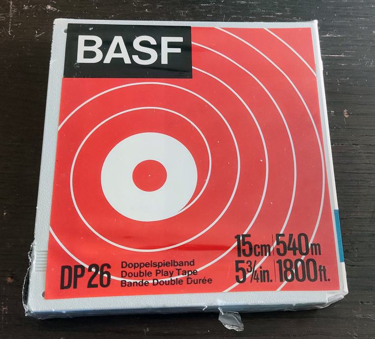 BASF DP 26 magnetofonska traka nova zapakirana u celofanu