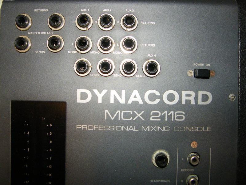 DYNACORD MCX 2116 professional mixing console POVOLJNO!!!!