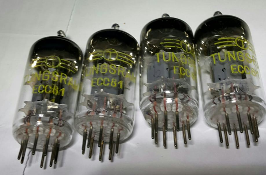 ECC81 Tungsram, nekorištene elektronske cijevi - lampe