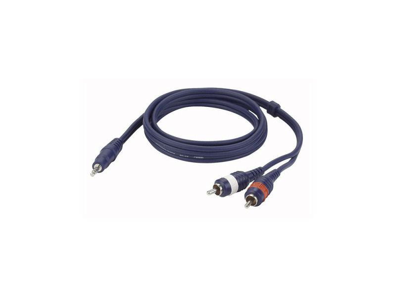 [FL306] Kabel, gotovi, stereo 3,5 mm banana/2x RCA, 6 m - DAP
