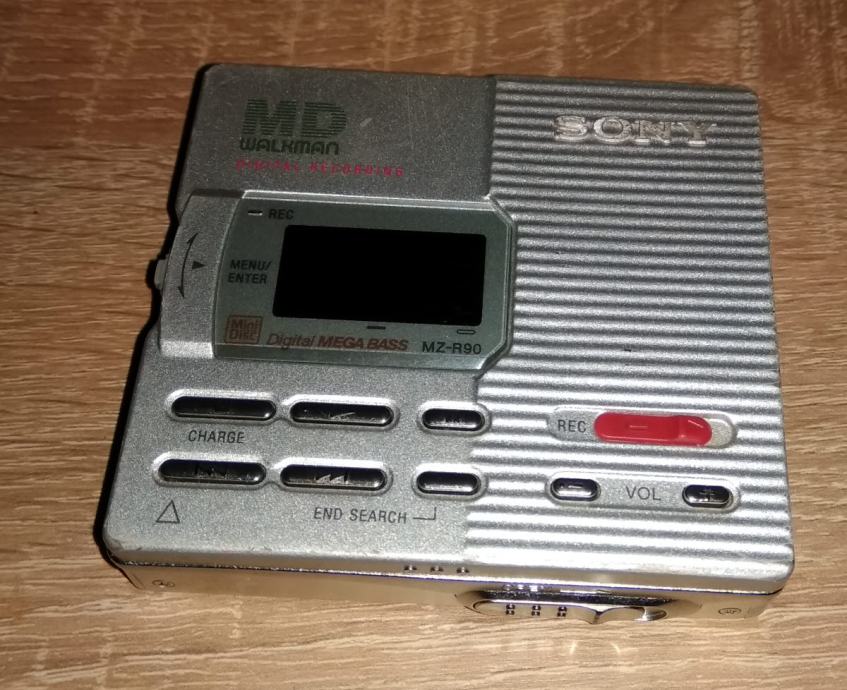 Mini Disc Sony MZ-R90 minidisk discman recorder neispravan za dijelove